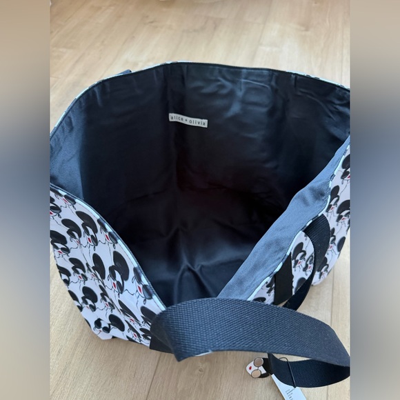 Alice + Olivia Graphic Black and White Tote - Picture 3 of 4